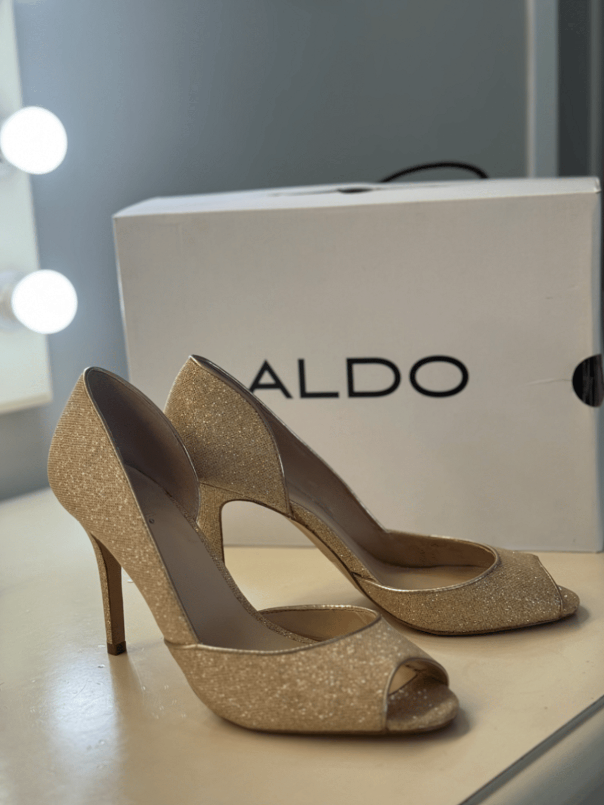 Gold Glitter Heels Aldo, photo 2