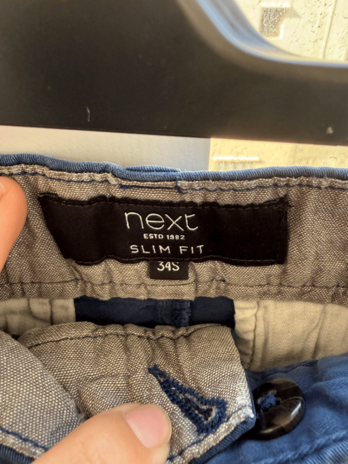 Next Navy Slim Fit Shorts, photo 3