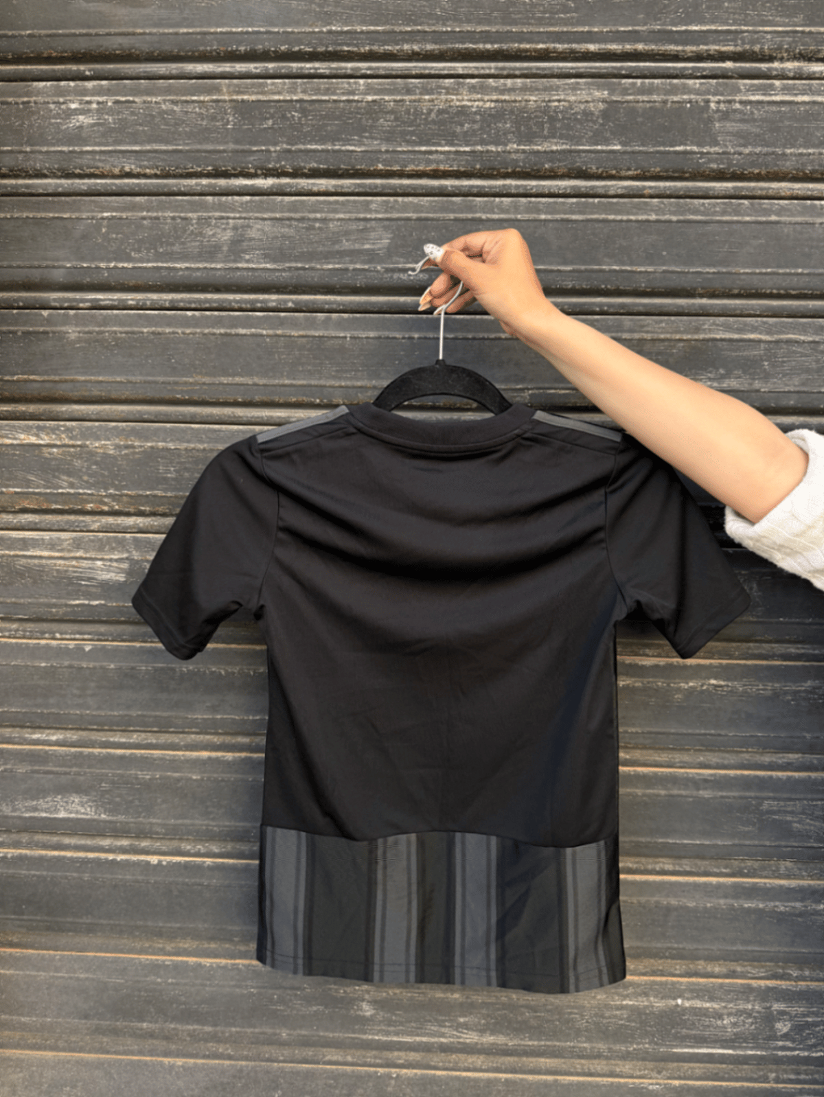Adidas Striped Training Sports Tee - photo 2