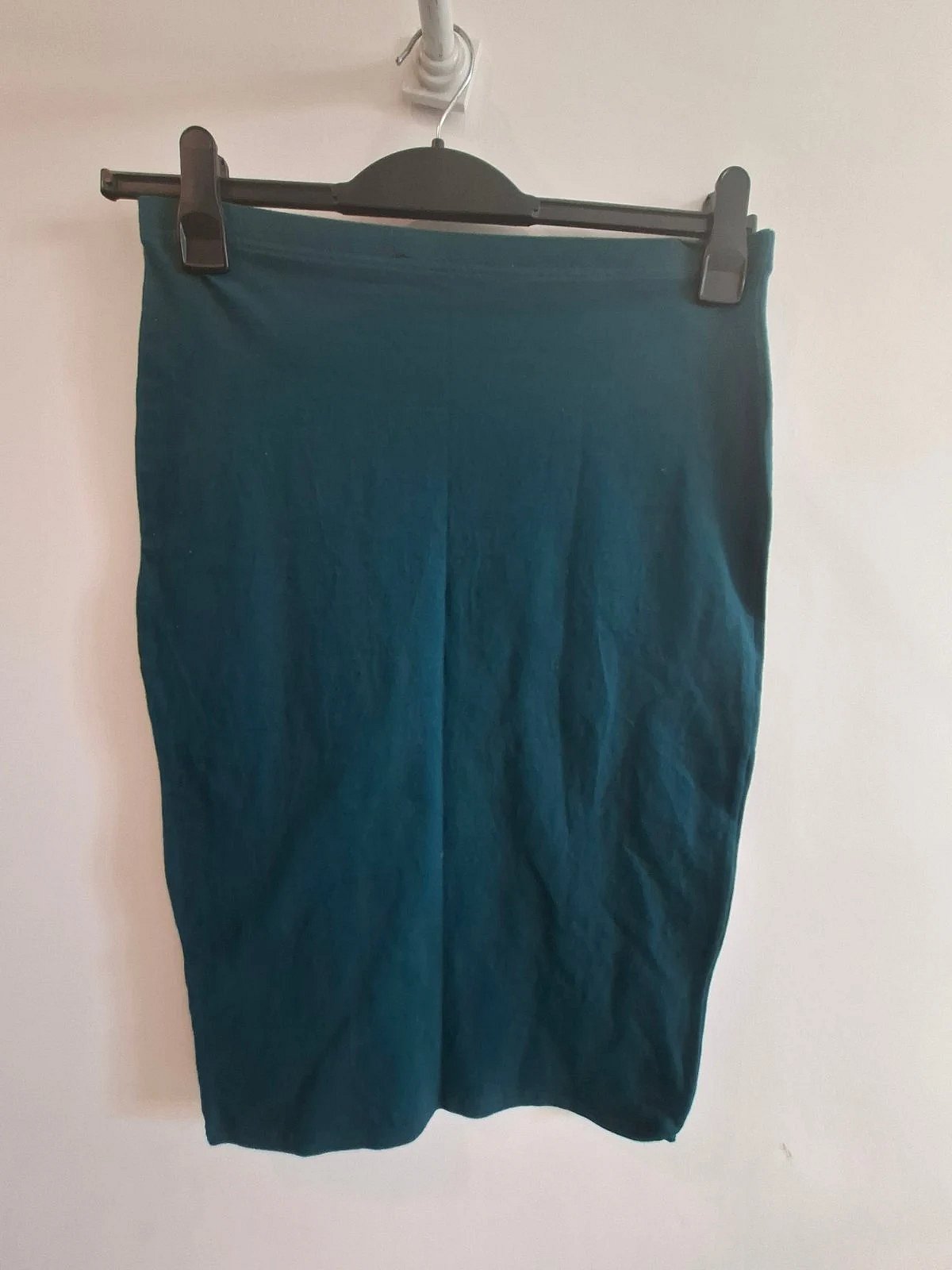 Simple dark green pencil skirt, photo 2