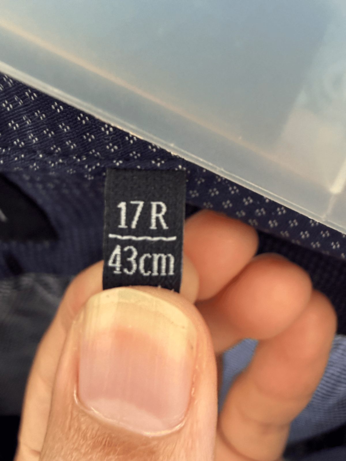 Camisa sin cuello con estampado azul de Gagliardi, foto 3