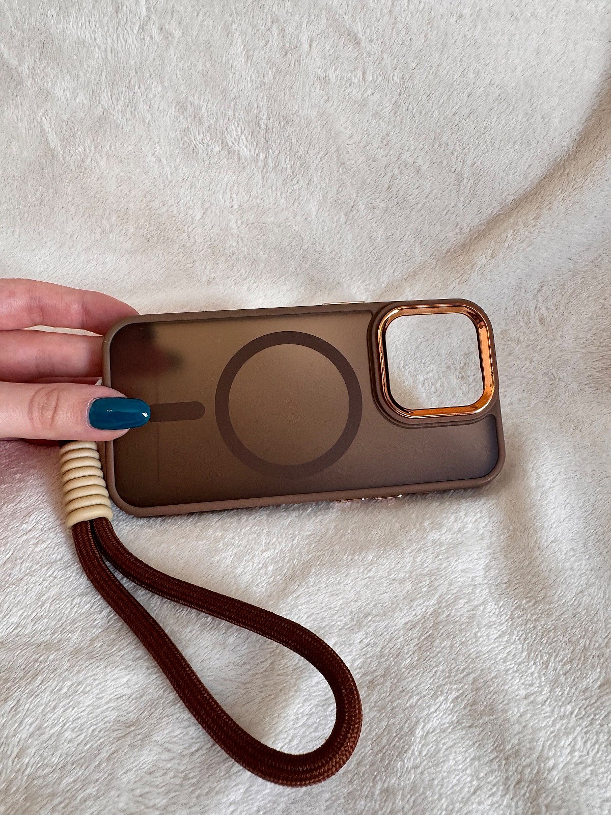 Brown MagSafe iPhone 15 pro Case - photo 2