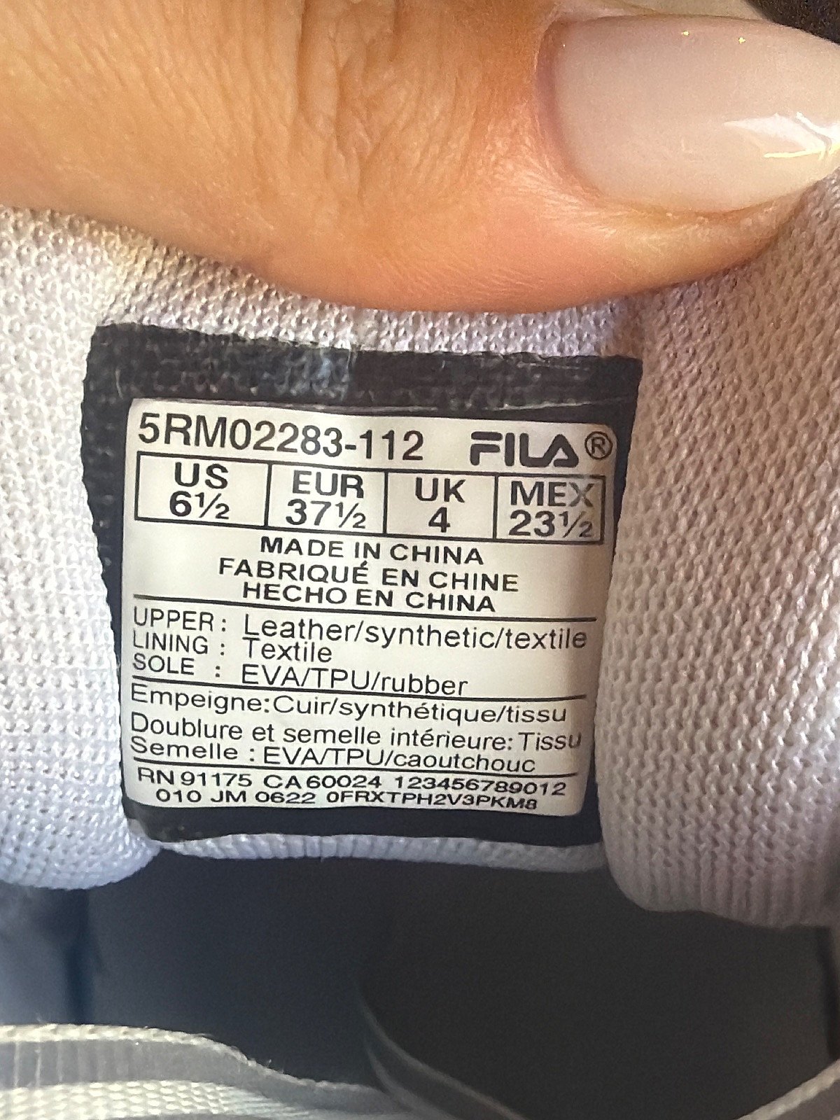Ciao! Vendo sneakers fila bianche come nuove numero 37,5 eu - photo 5