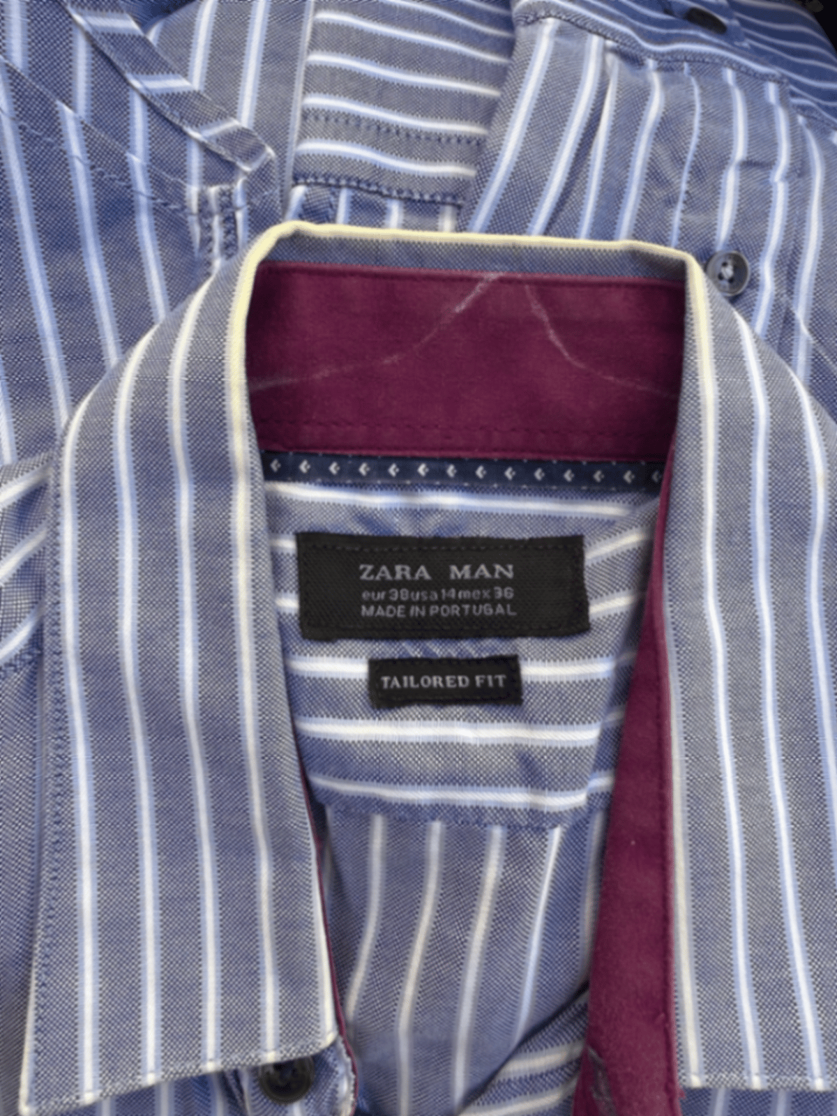 Zara Man Striped Cotton Shirt, photo 4