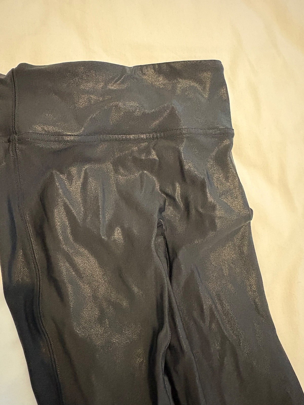Spanx Black Metallic Leggings, photo 3