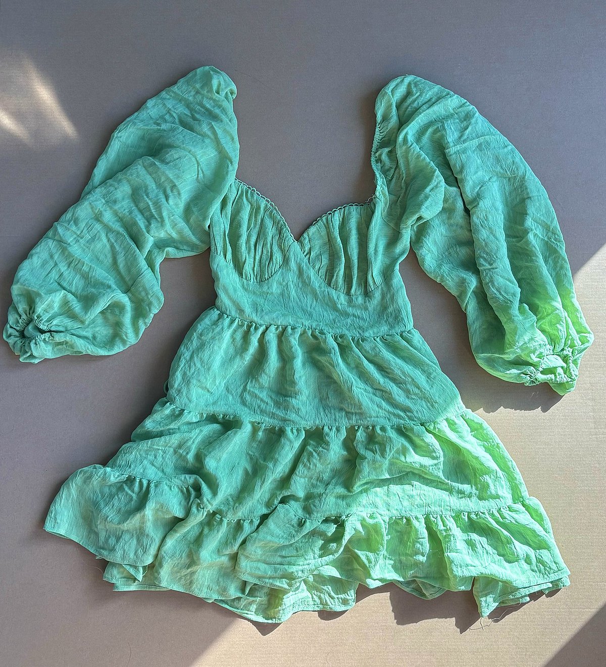 Princess Polly Green Flowy Open-Back Dress 💚 , photo 4