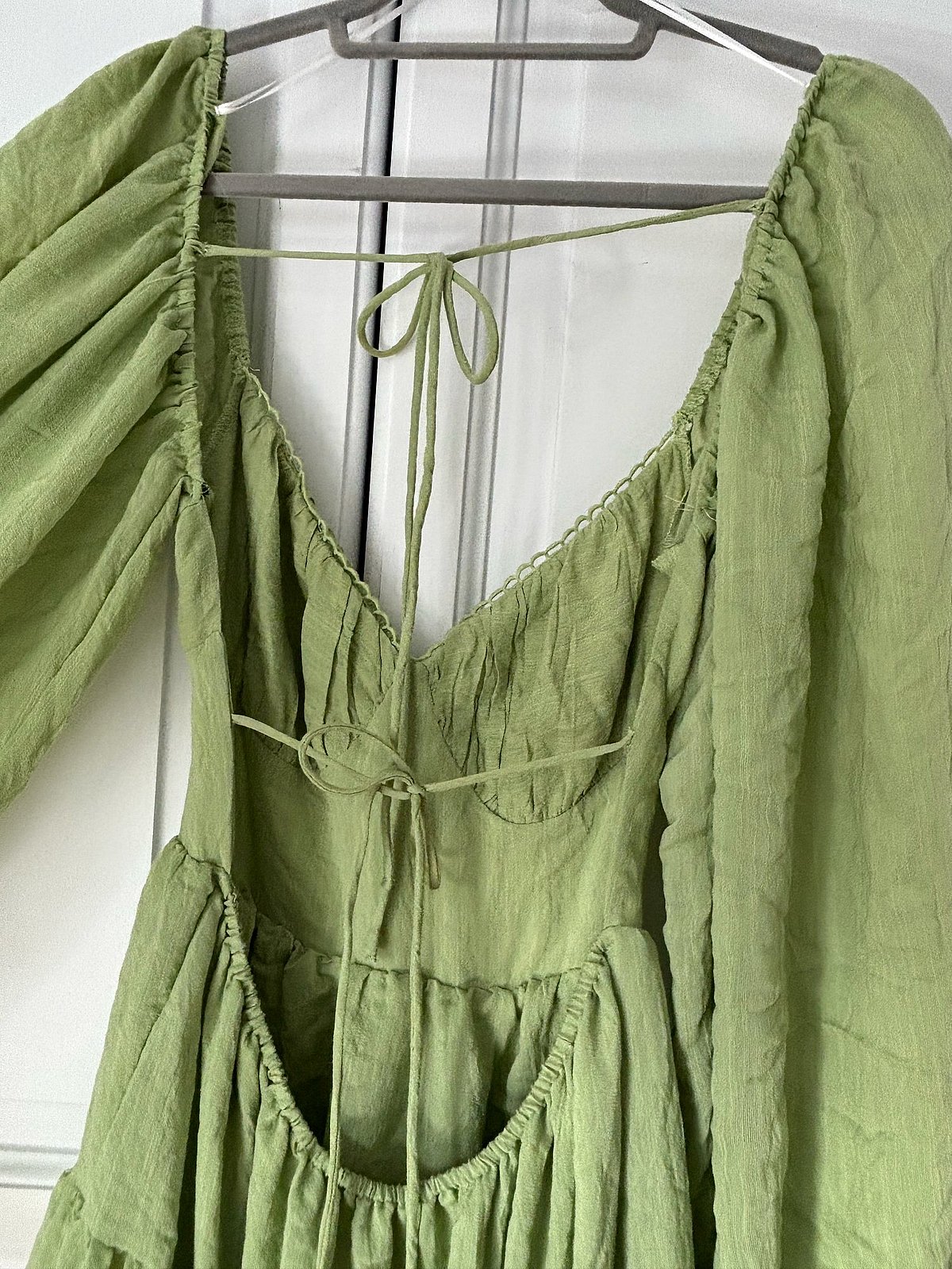 Princess Polly Green Flowy Open-Back Dress 💚 , photo 2