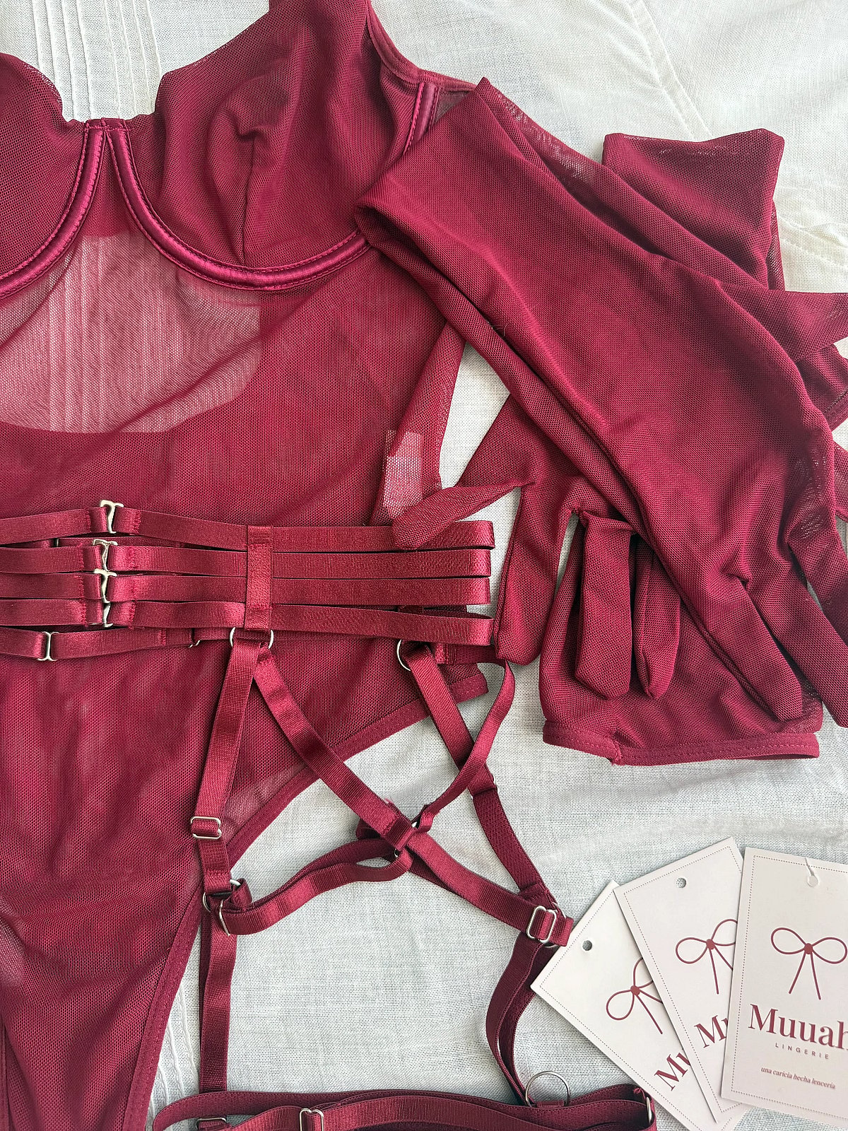 Lingerie Set Noir Lace Up, photo 3