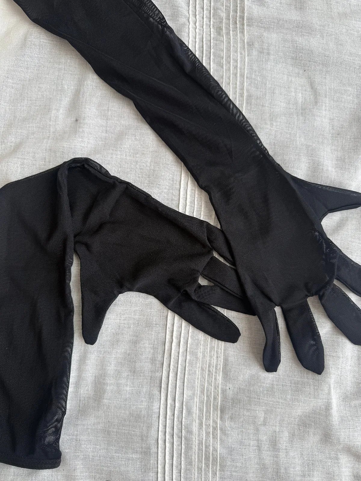 Set di lingerie nero con lacci neri, foto 4