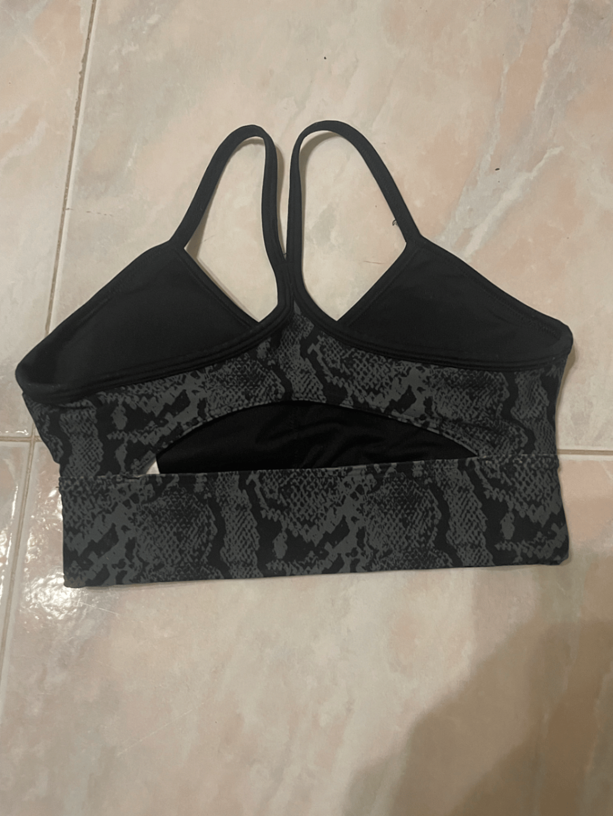 Patterned  Reebok Sports Bra - photo 2