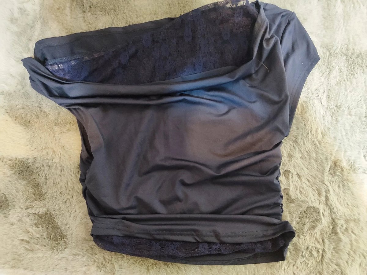 Blue lace top  - photo 2