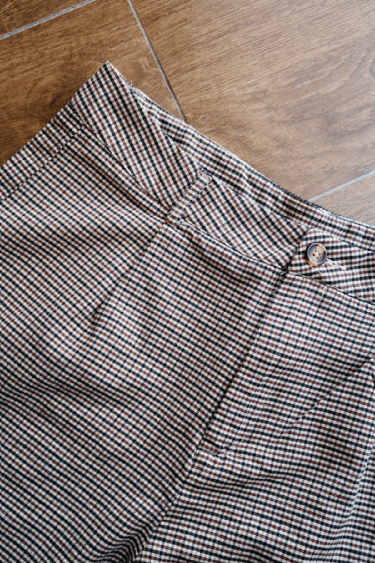 Checked Straight Trousers, photo 2