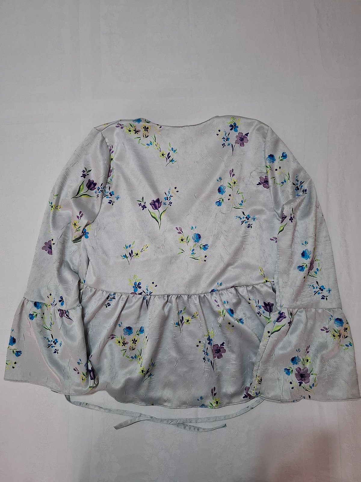 River Island Floral Satin Blouse (Size 14) - Brand New, photo 3