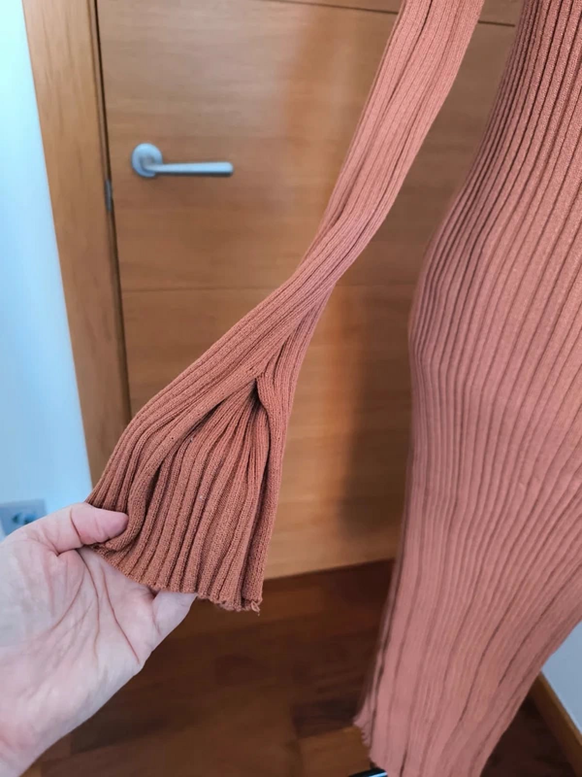 Ribbed Long Sleeve Midi Dress, photo 3
