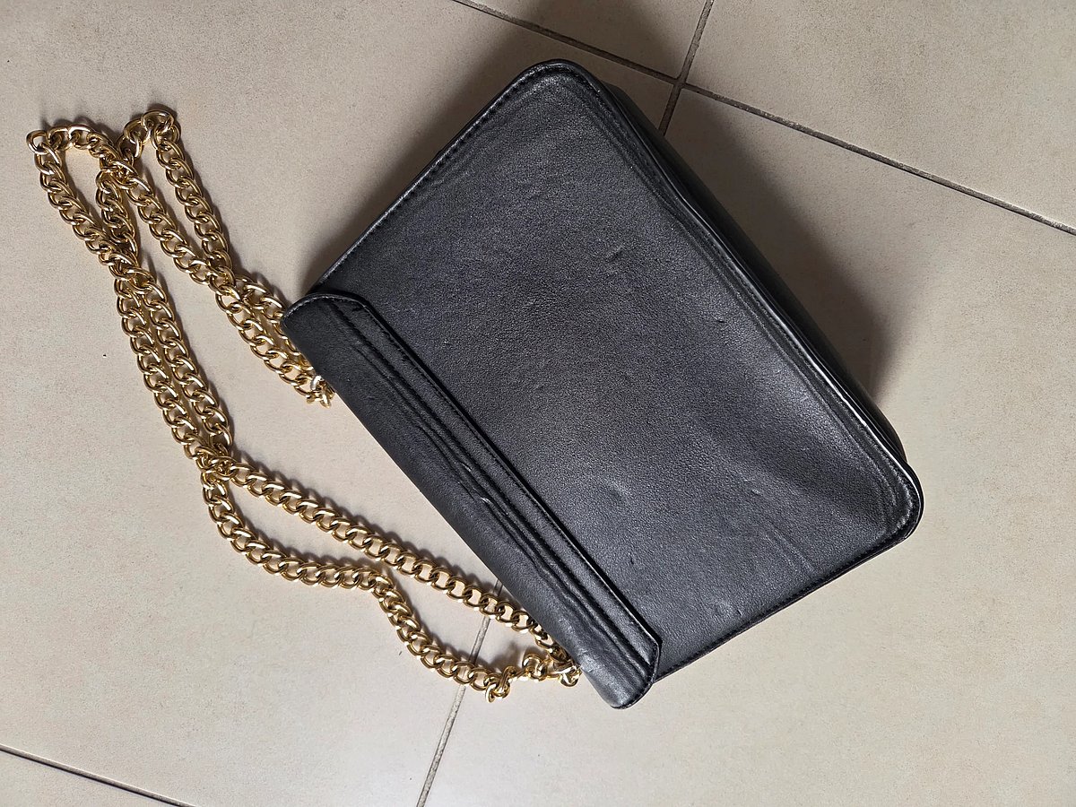 Black Embroidered Rose Crossbody Bag, photo 6