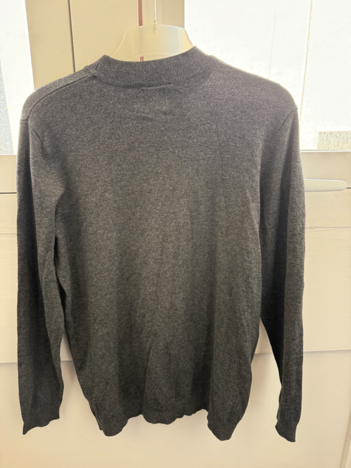 Zara Mock Neck Grey Jumper, photo 4