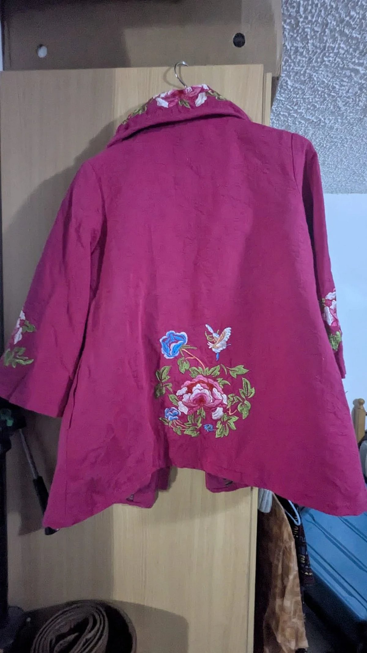 Embroidered floral pink jacket, photo 2