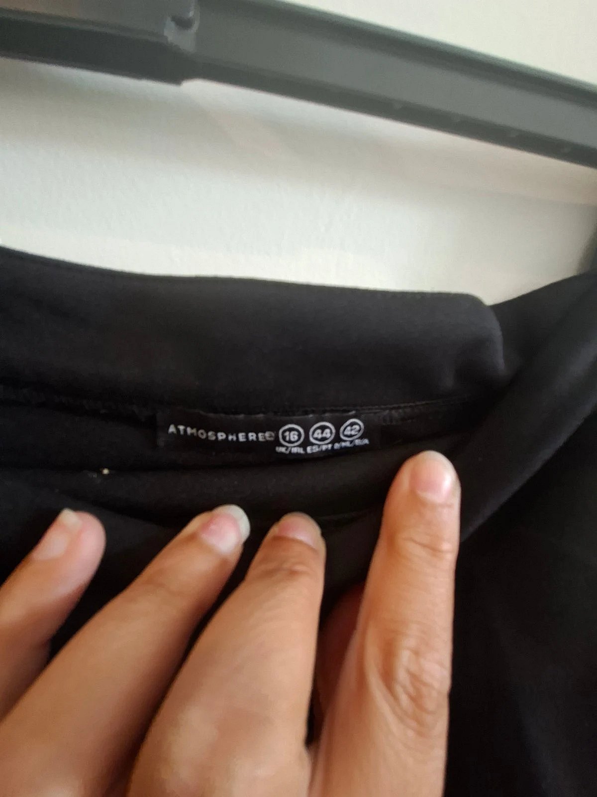 Black peplum mini skirt, photo 3