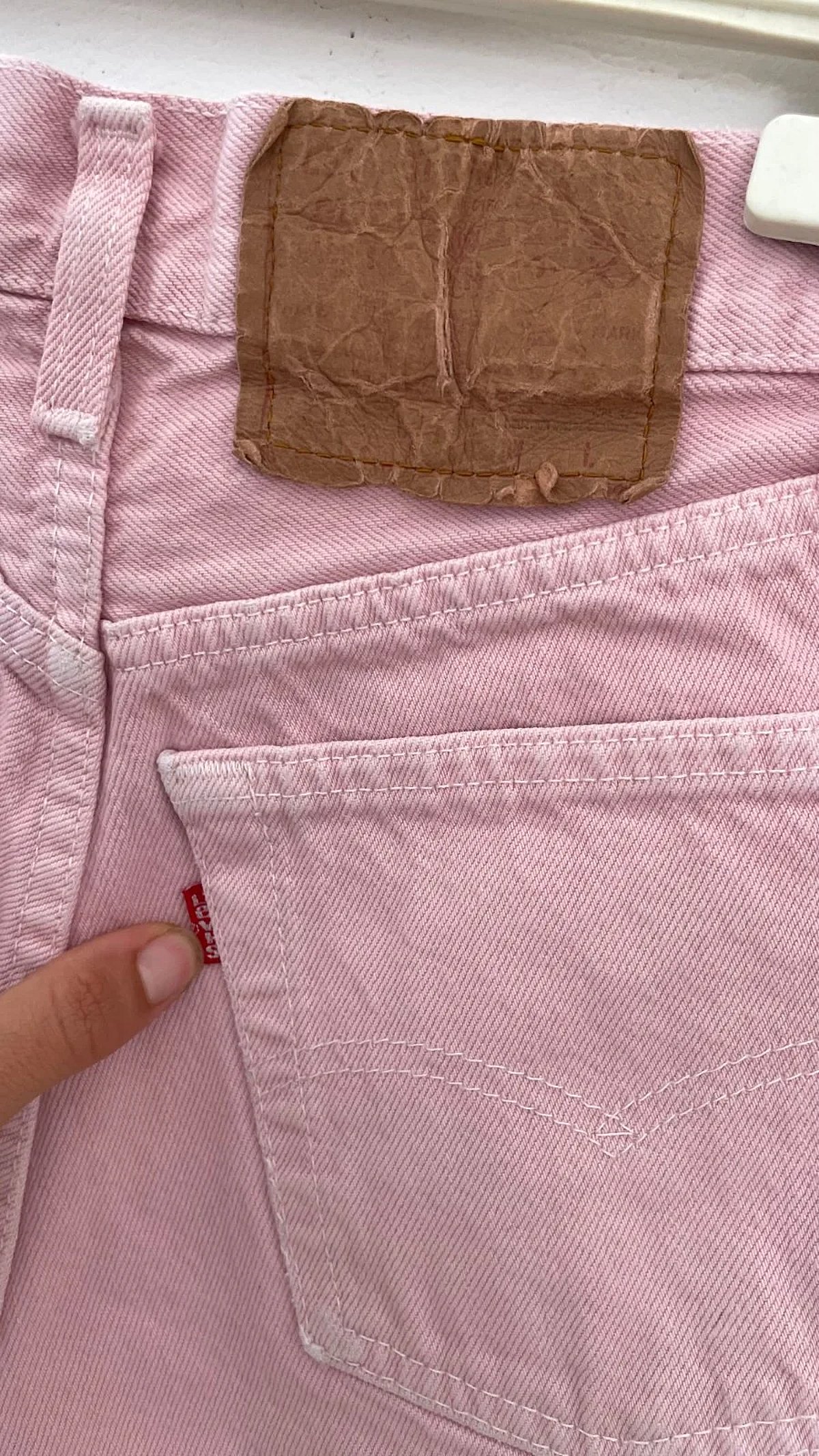 Vintage Pink Levi Shorts, photo 7