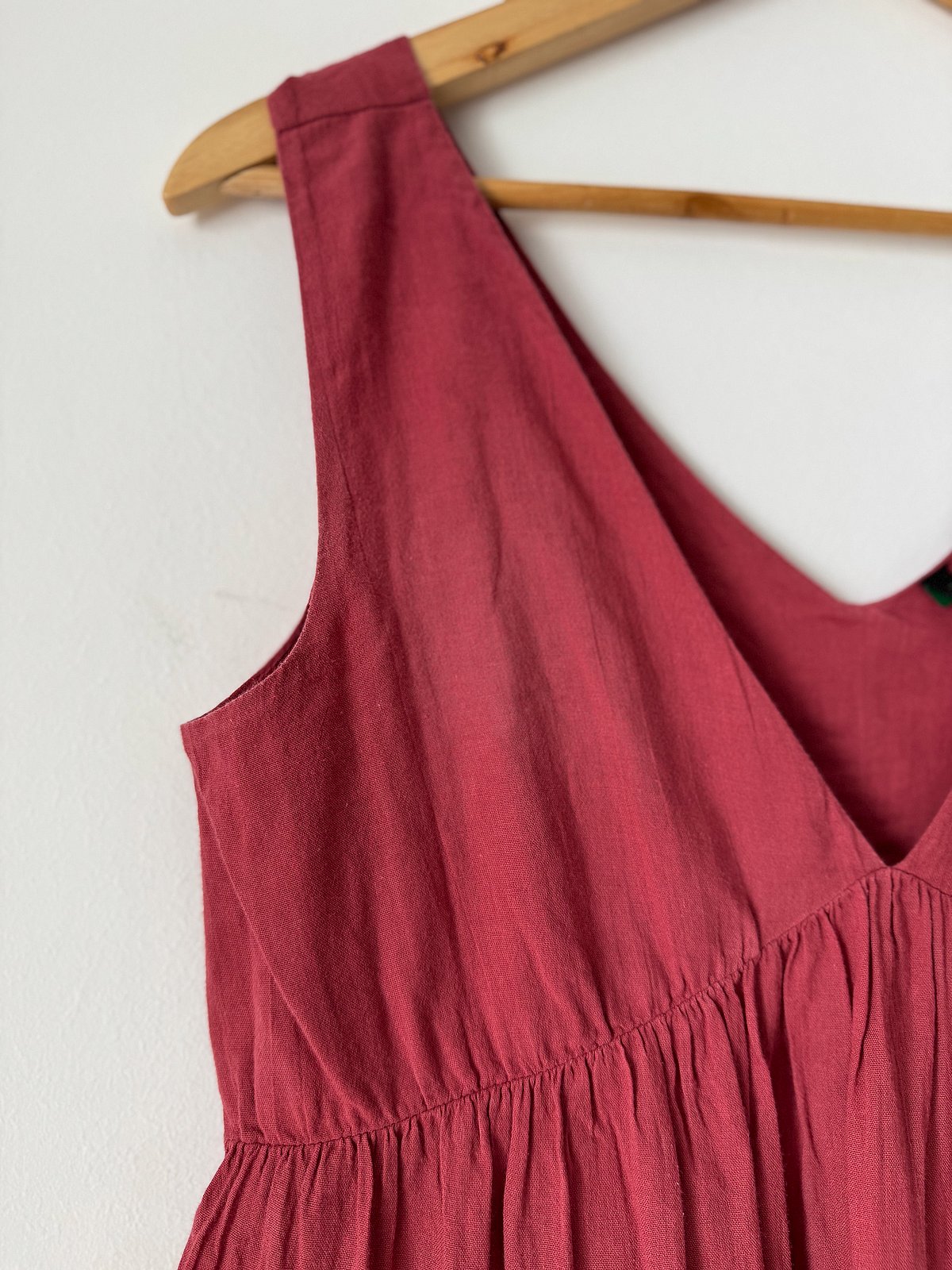Benetton Babydoll V-Neck Top, photo 4