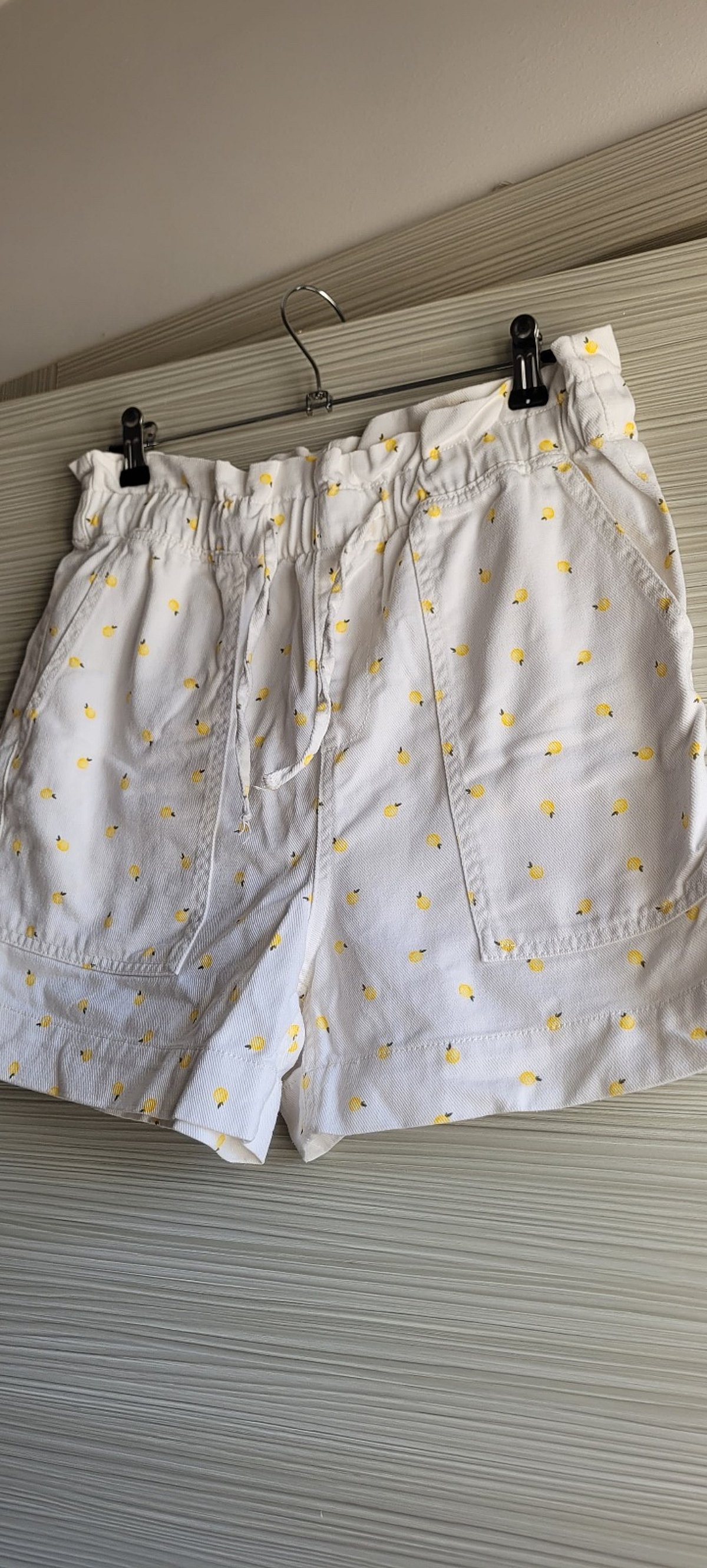 Lemon print paperbag waist shorts, photo 2