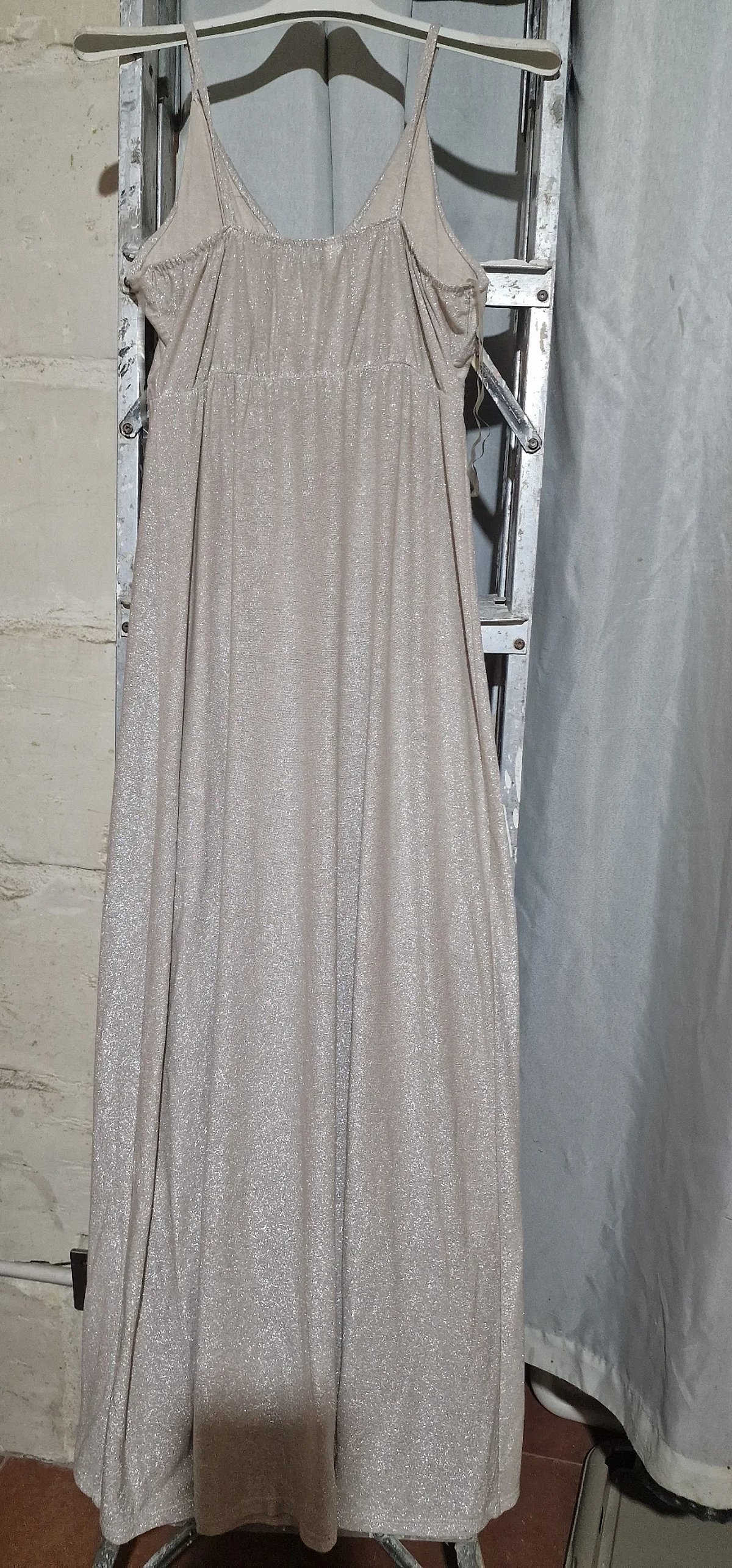 Sparkly Beige Maxi Dress - photo 2