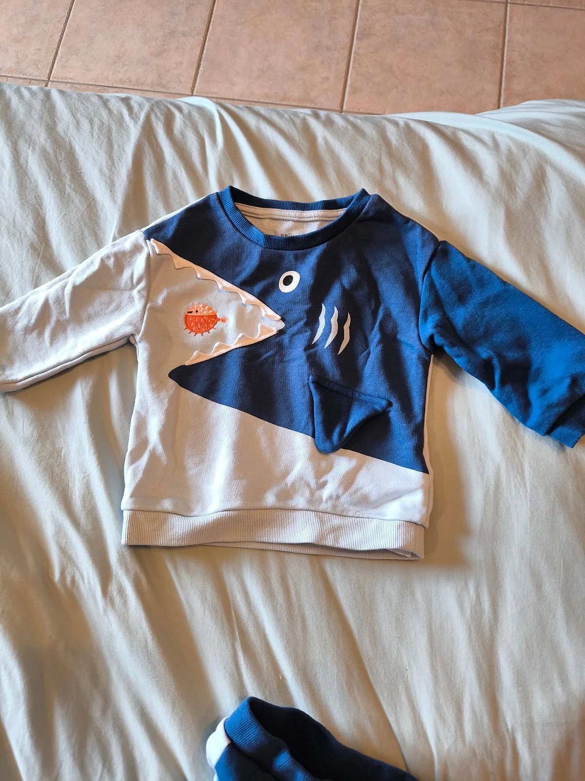 Kids shark motif loungewear set, photo 2