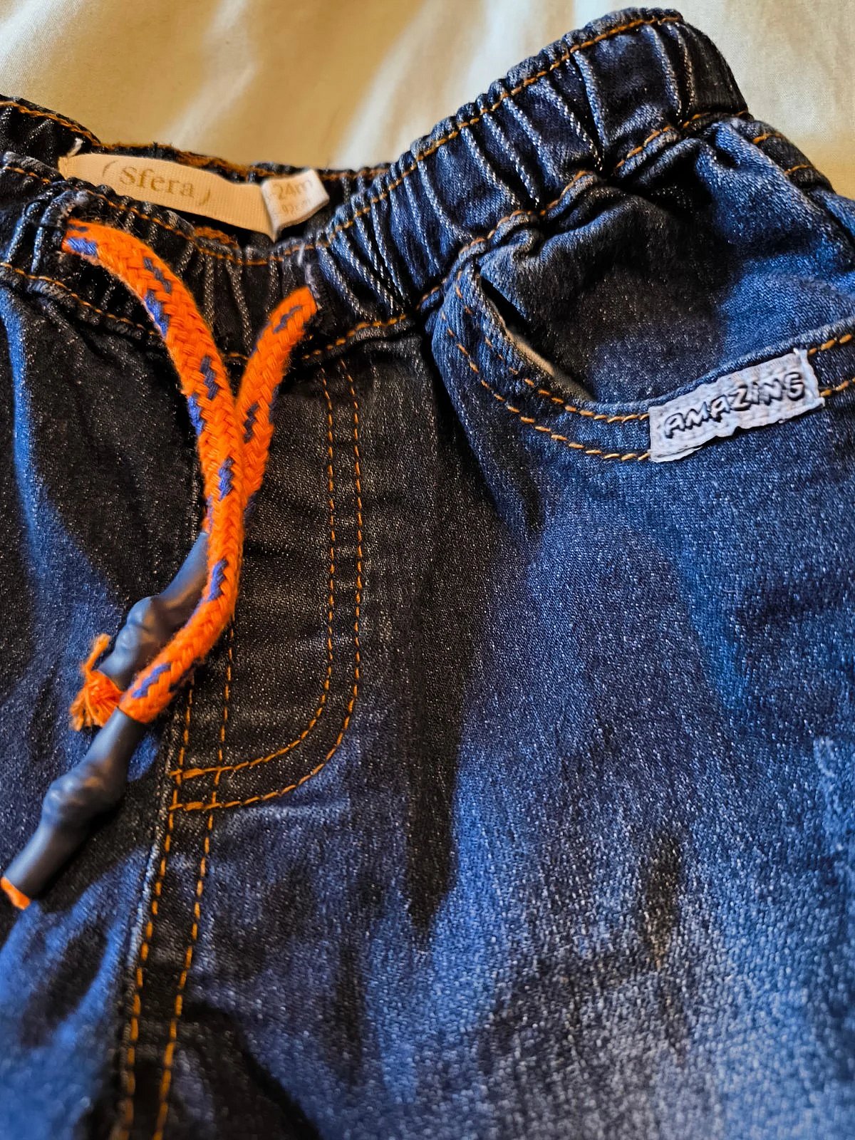 Pantaloni da jogging in denim Sfera per bambini, foto 3