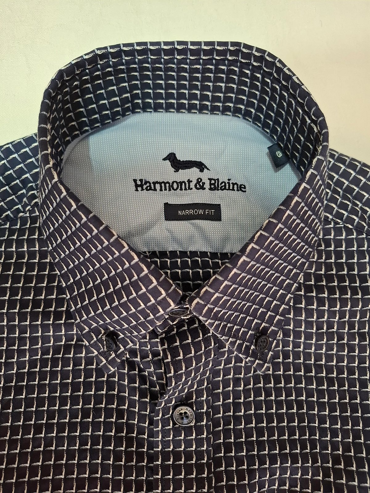 Men's Harmont & Blaine Designer Shirt (Narrow Fit) - Brand New, photo 2