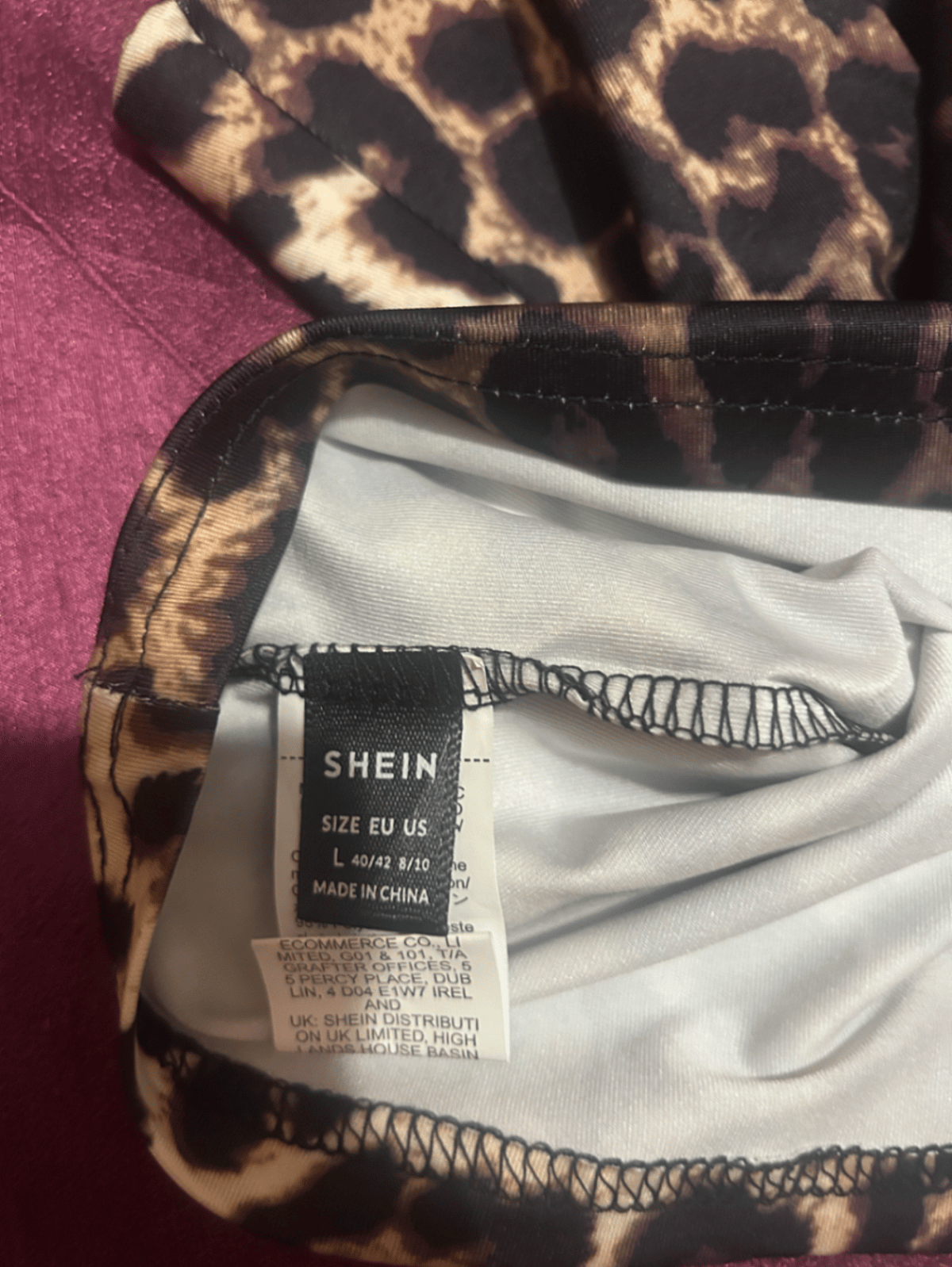 Leopard Print Square Neck Vest - photo 3