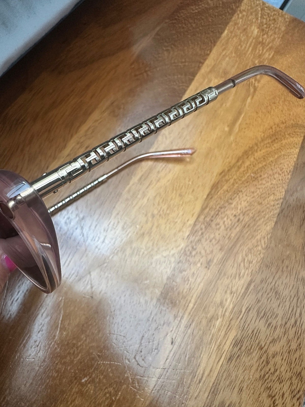 Versace Greca Pink Sunglasses, photo 4