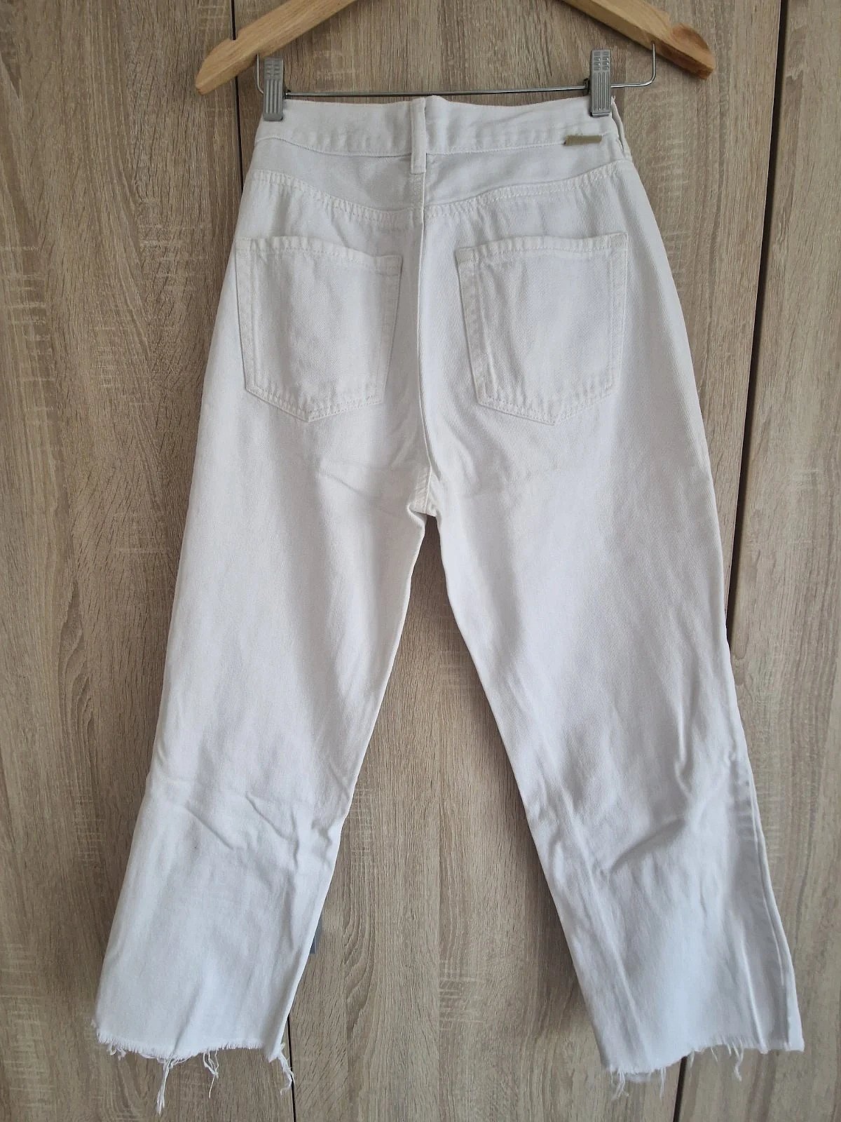 Stradivarius White Denim Jeans, photo 2
