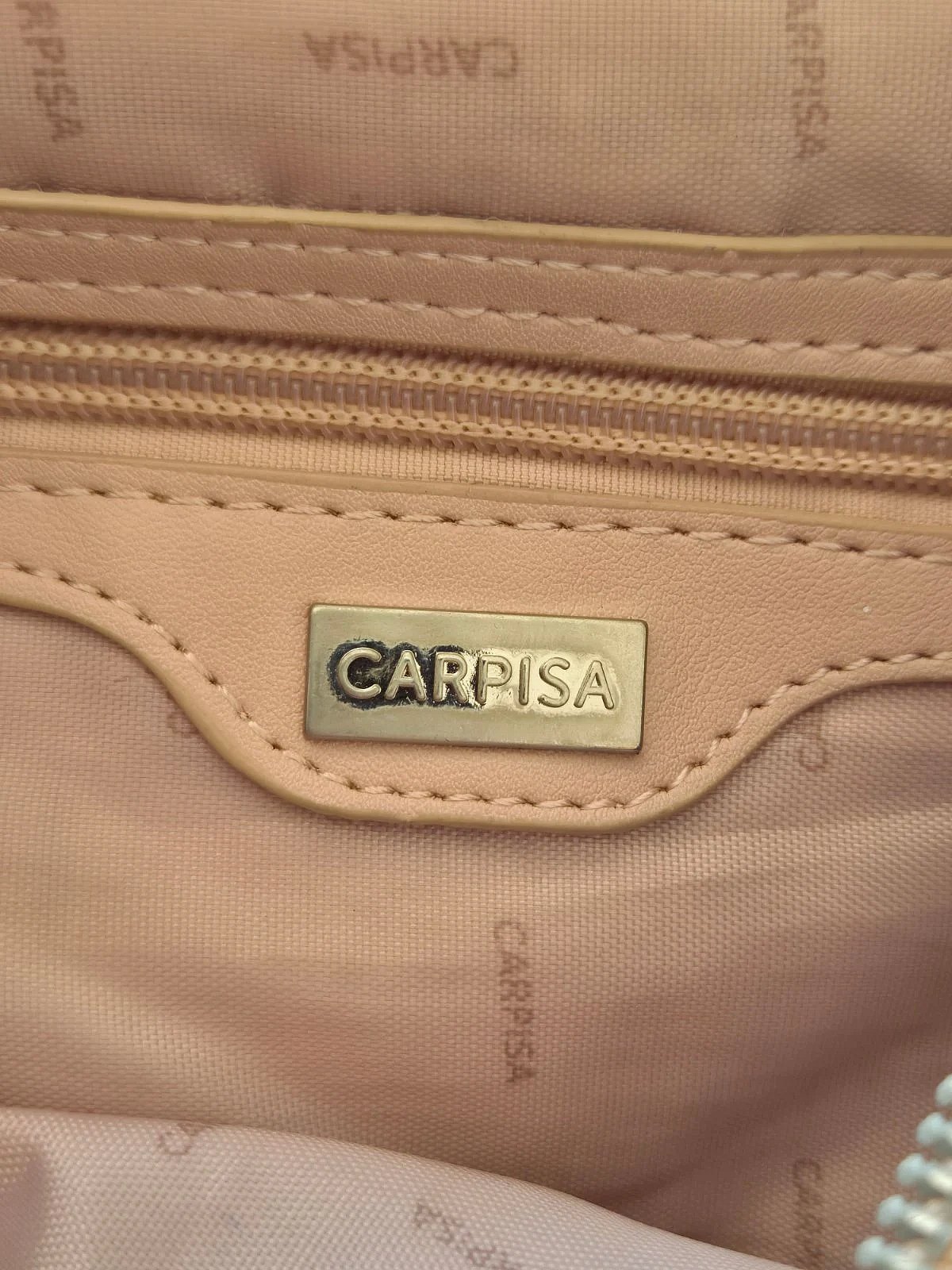 Mochila rosa de imitación de piel de Carpisa, foto 5