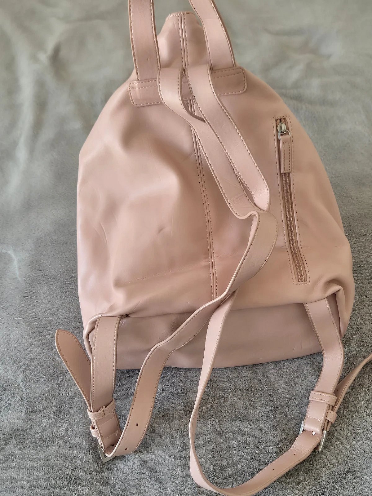Mochila rosa de imitación de piel de Carpisa, foto 2