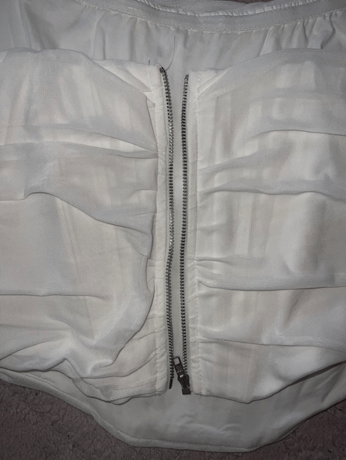 White Strapless Bustier, photo 2