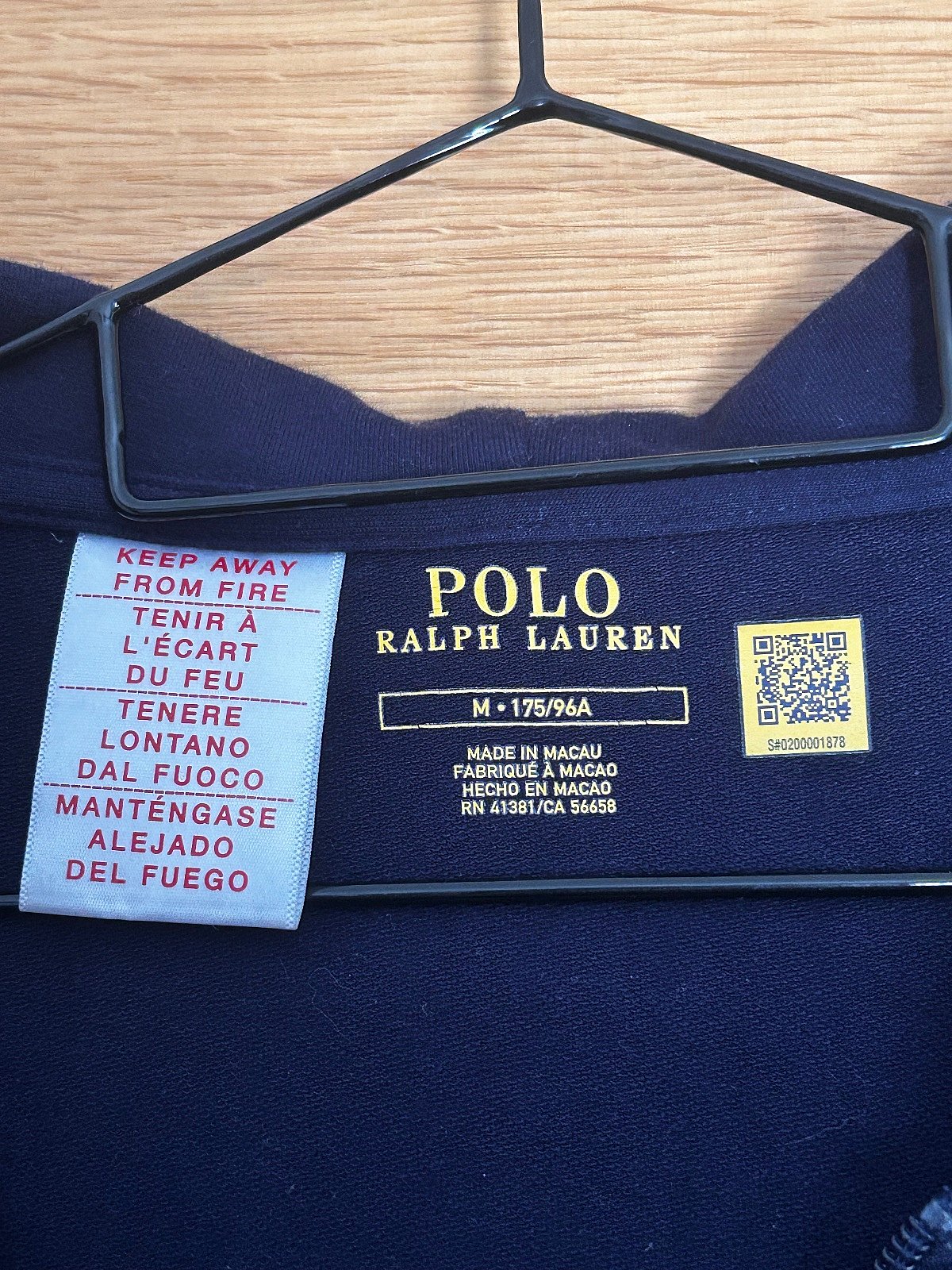 Ralph Loren Polo Navy zip hoodie, photo 4