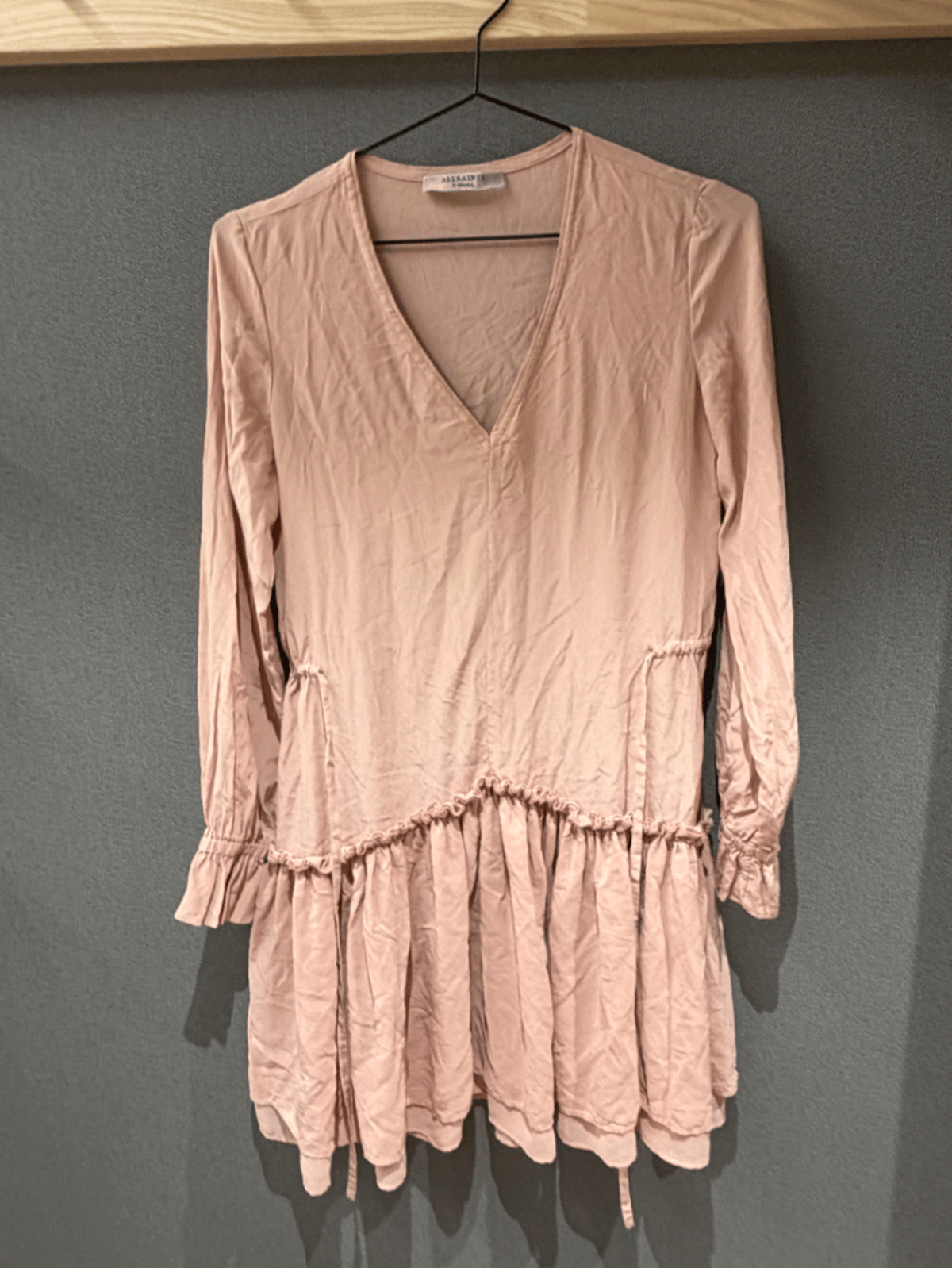 AllSaints Ruffle Tiered Mini Dress, photo 5
