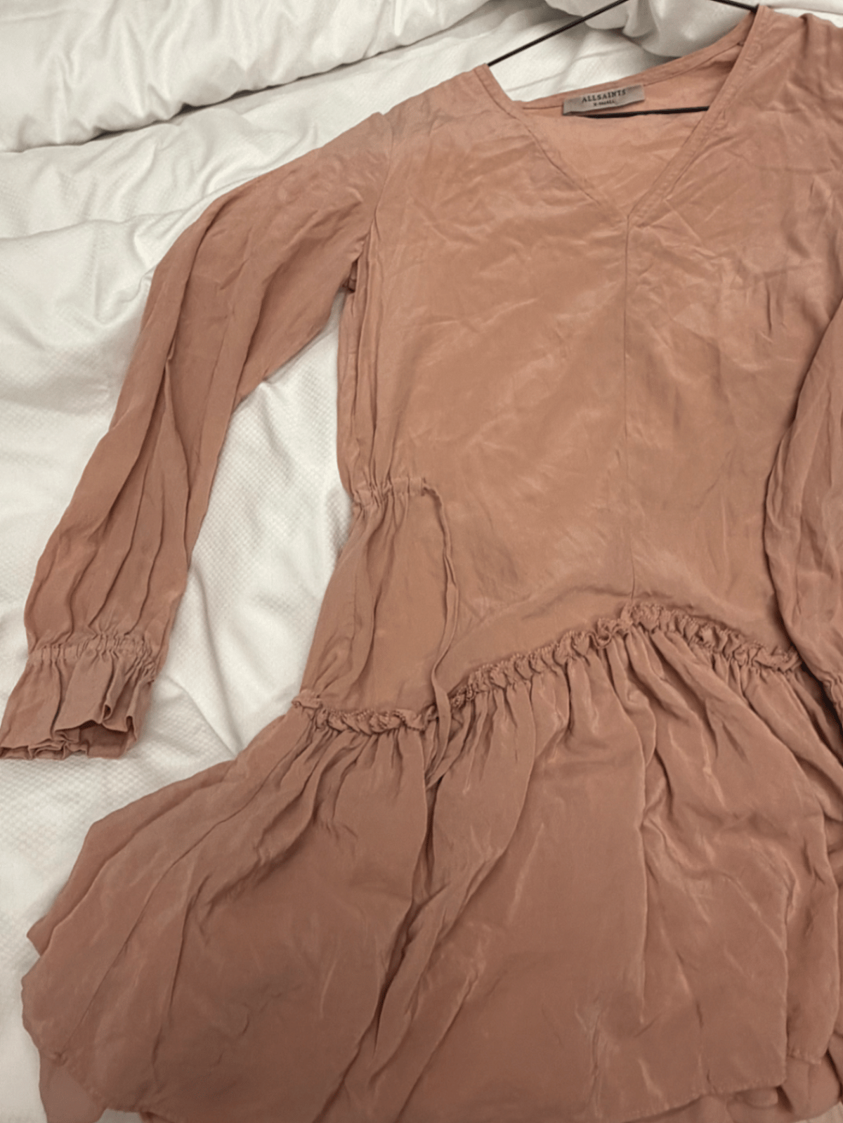 AllSaints Ruffle Tiered Mini Dress, photo 3