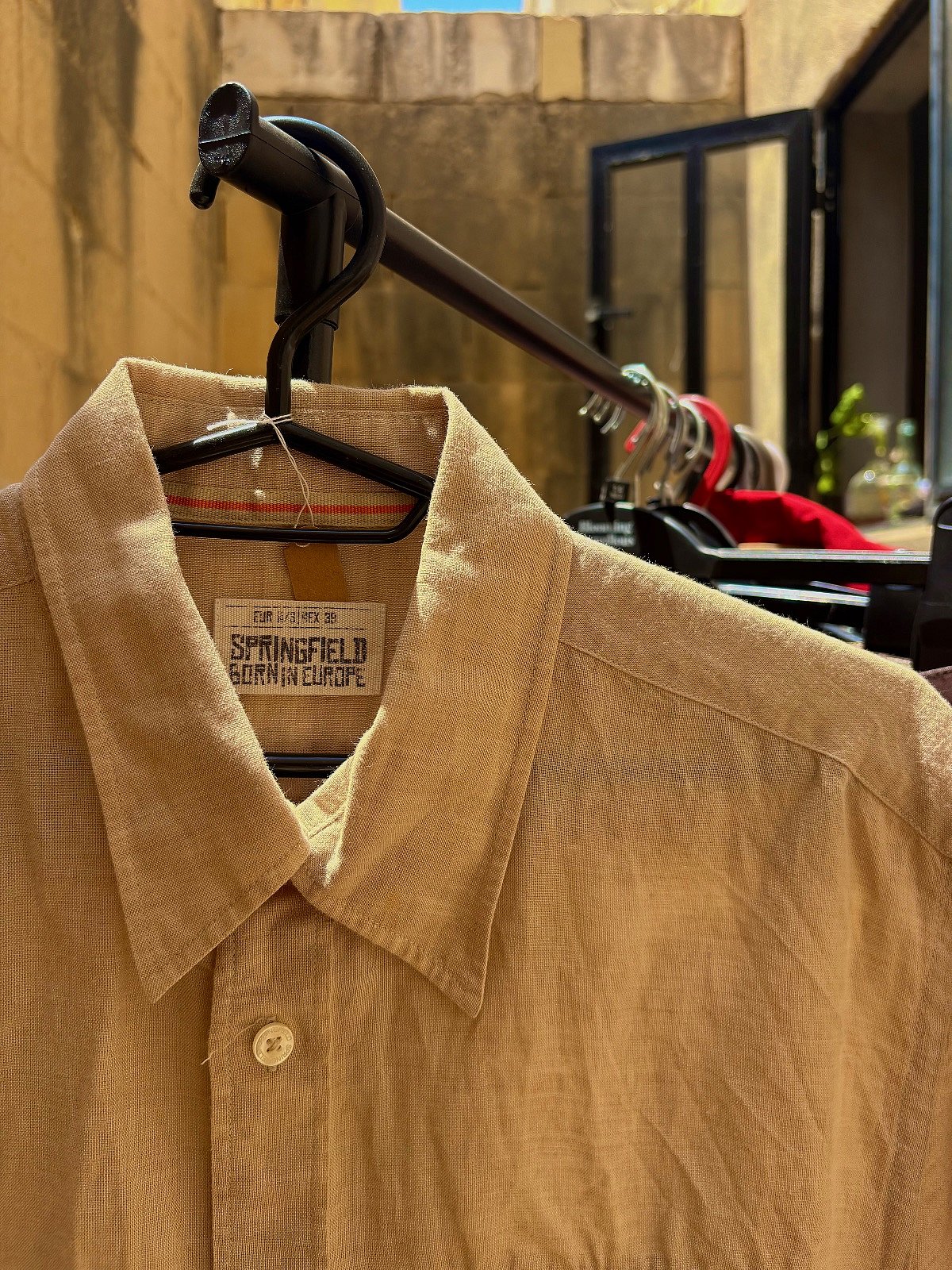 Springfield Beige Linen Shirt, photo 2
