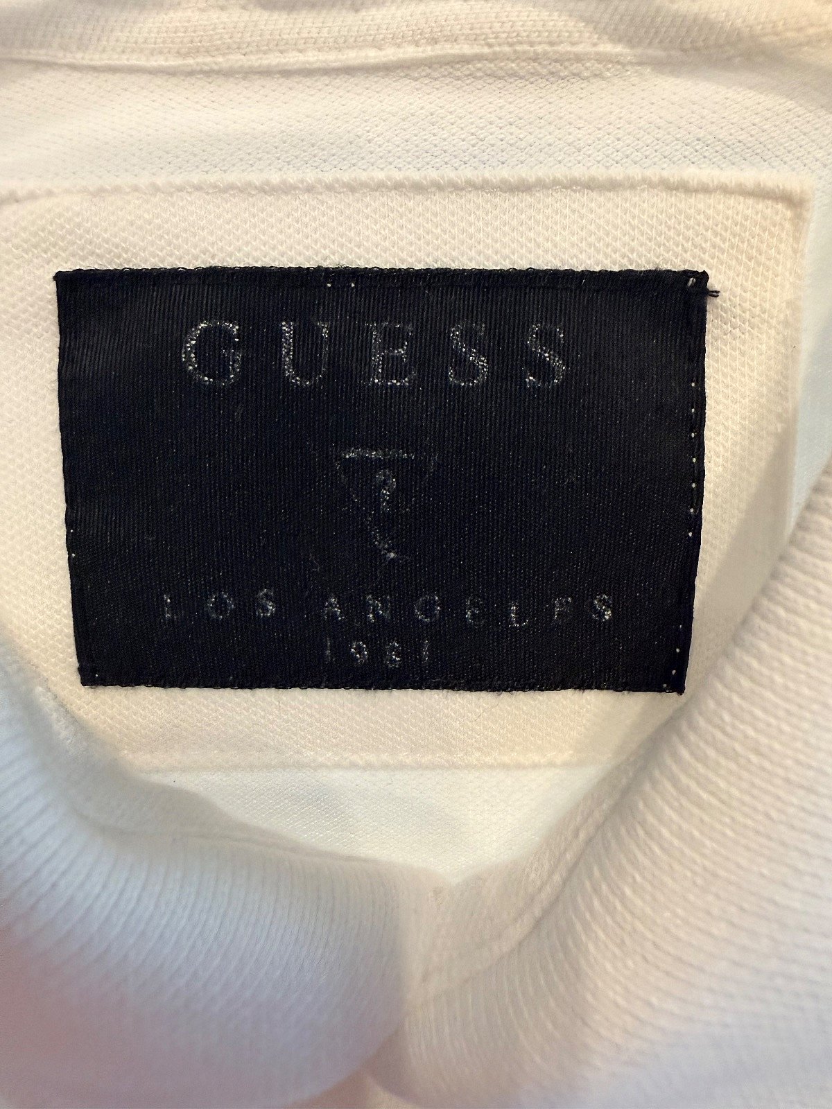 Guess Classic White Polo Shirt, photo 2