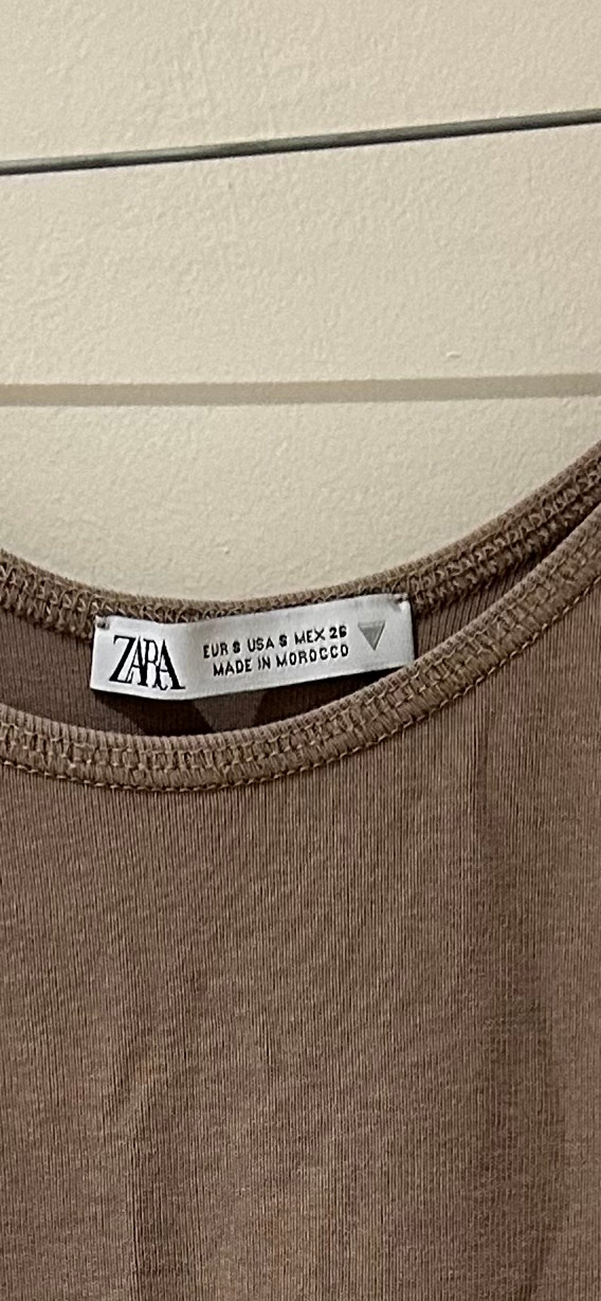 Zara pack of 2 Ribbed scoop neck bodysuits, photo 4