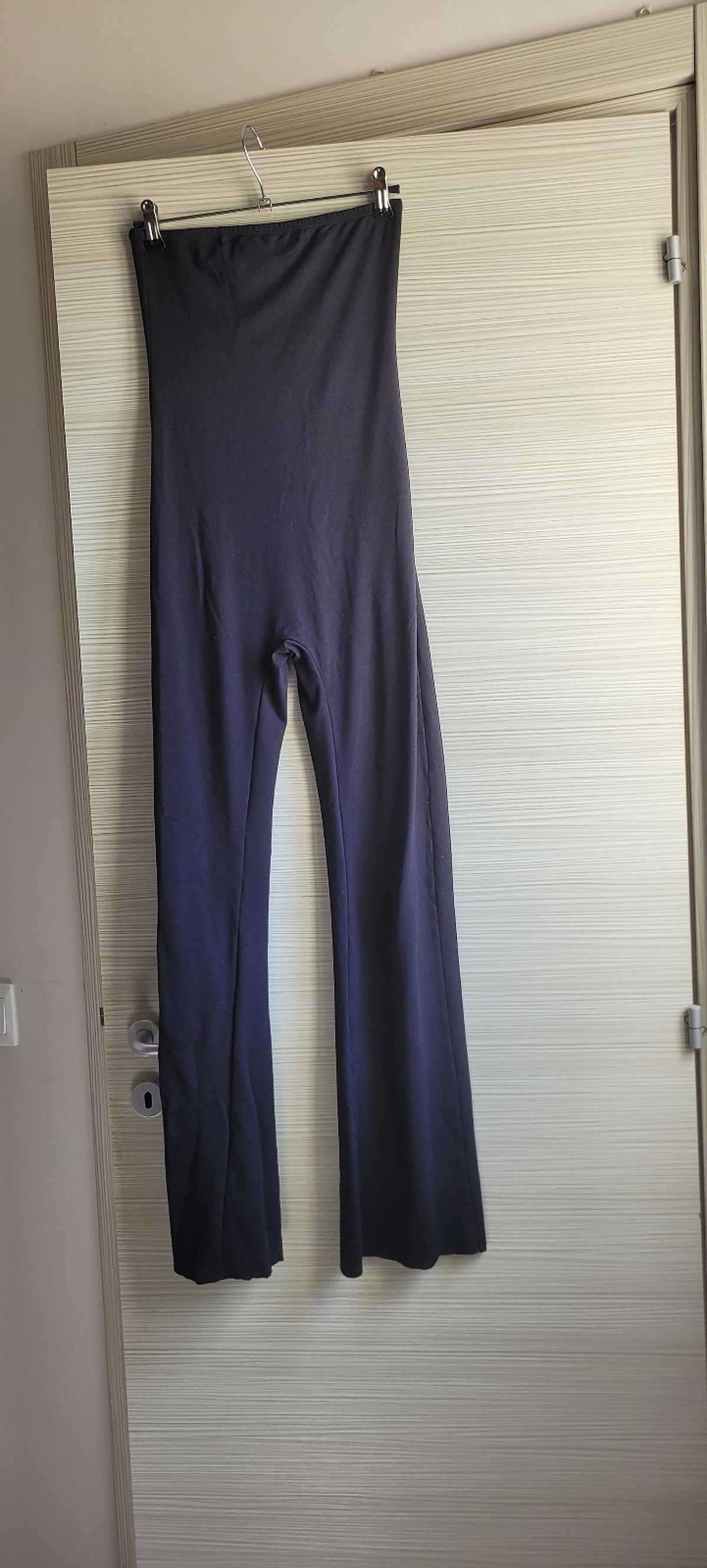 Black high-waisted flared jumpsuit, photo 2