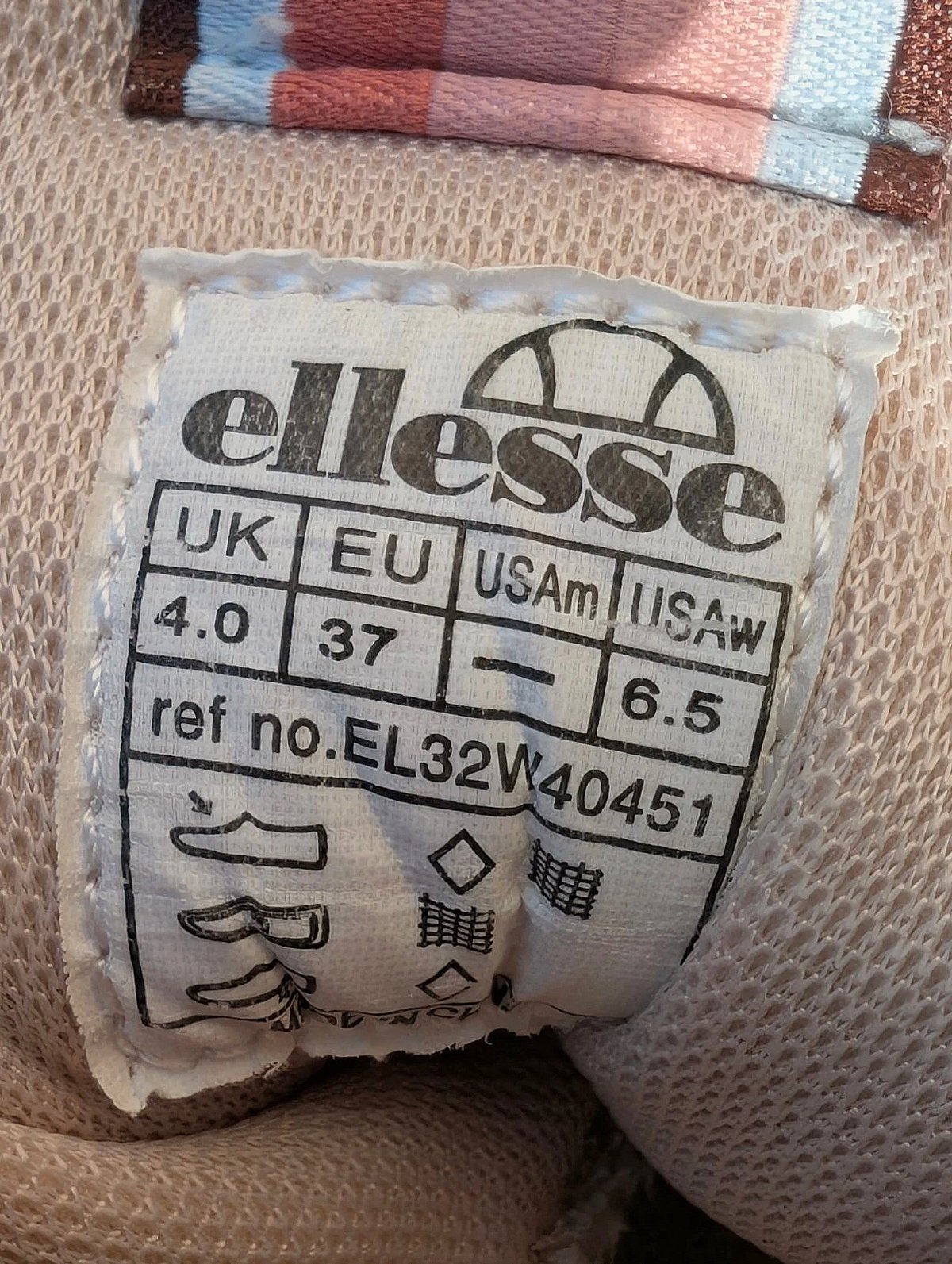 Ellesse Beige Corduroy Trainers EU37/UK4 - photo 5