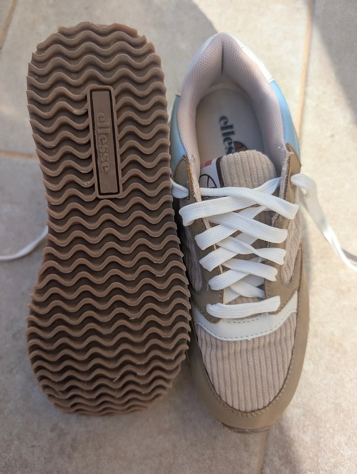 Ellesse Beige Corduroy Trainers EU37/UK4 - photo 2
