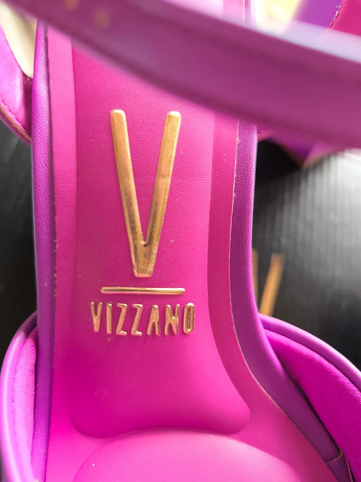 Vizzano magenta platform block heels, photo 3