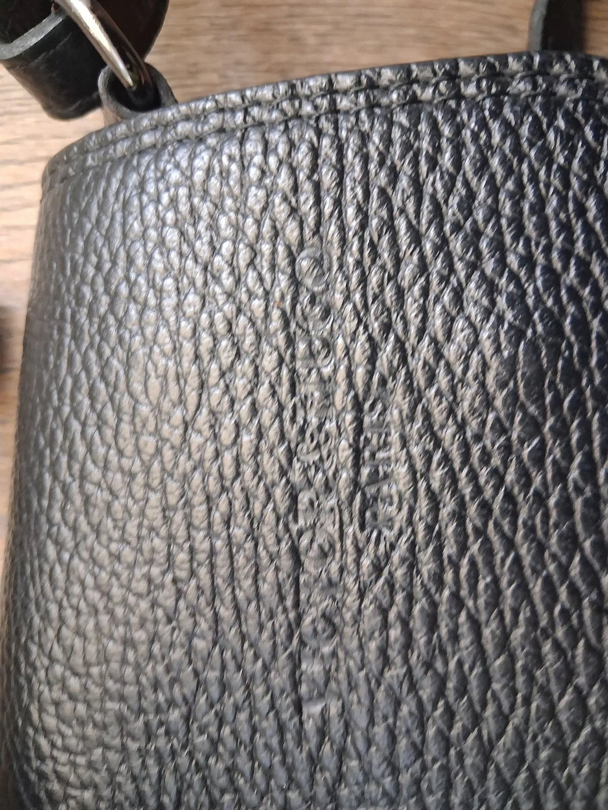 Victor & Hugo Paris Black Leather Shoulder Bag, photo 4