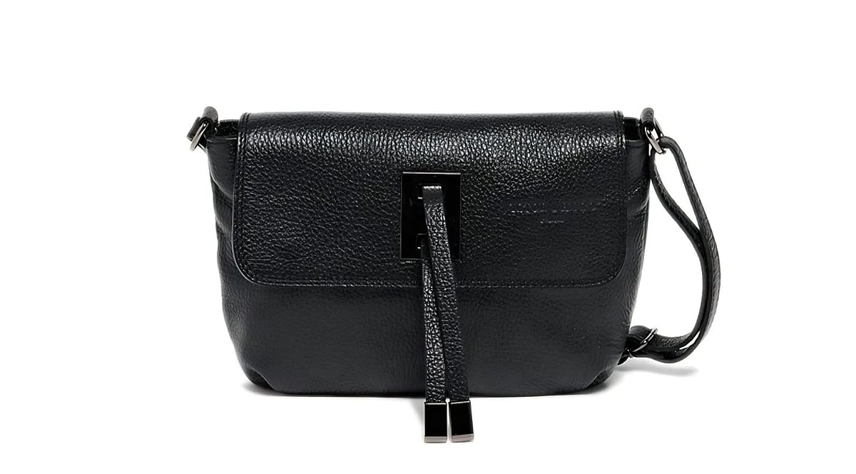 Victor & Hugo Paris Black Leather Shoulder Bag, photo 3