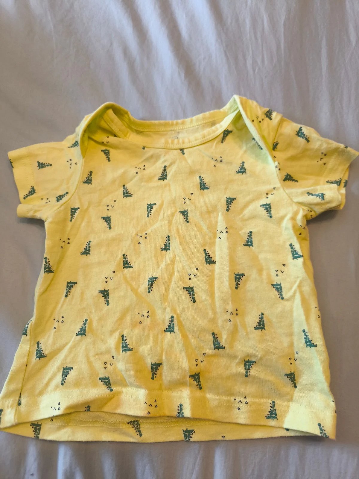 Baby Yellow Dinosaur Cotton Set, photo 2