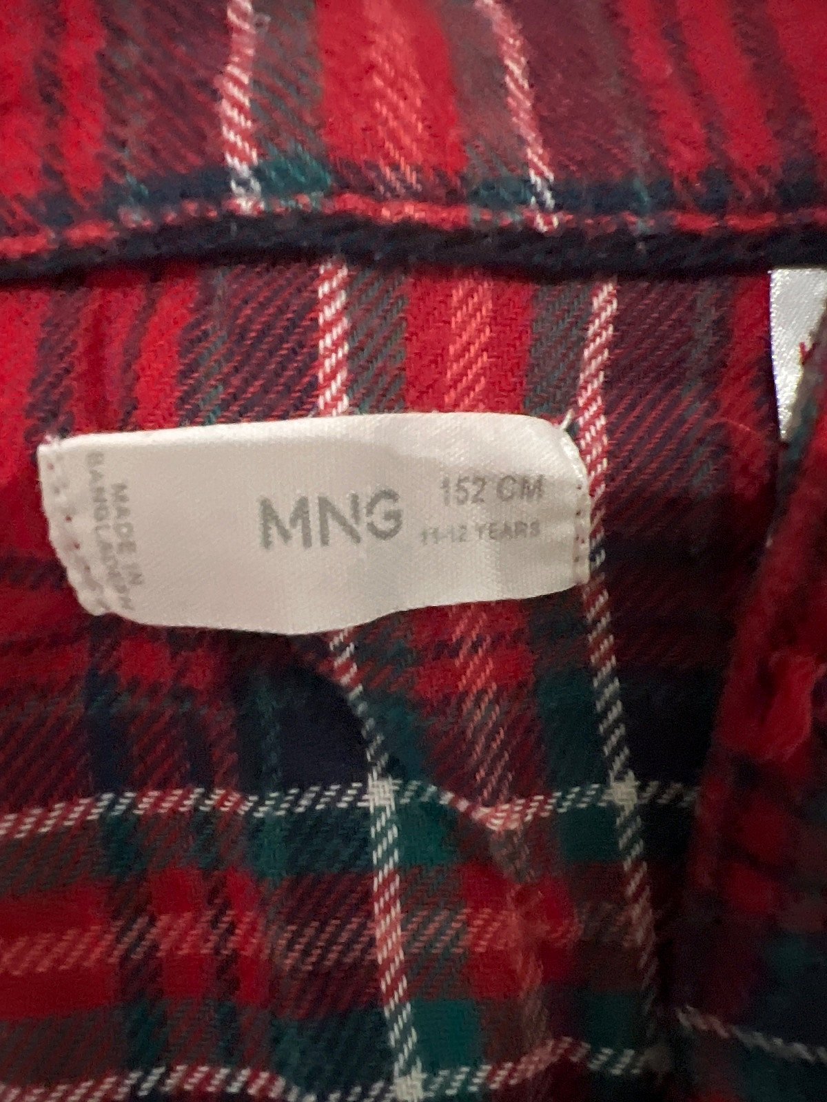 Red plaid flannel shirt, photo 2
