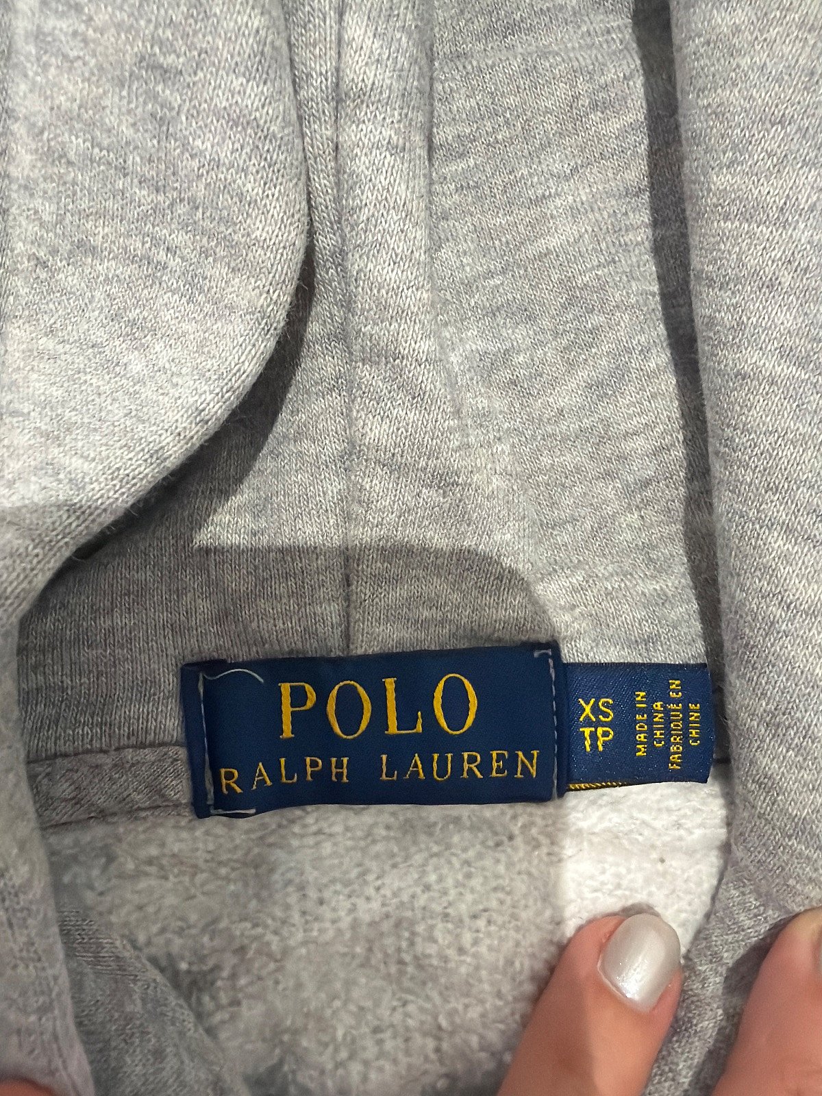 Grey Polo Zip Hoodie - photo 2